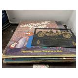 Vinyl records and car decor