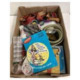 Boy Scout belt, key chains, keys, etc