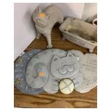 Concrete garden decor
