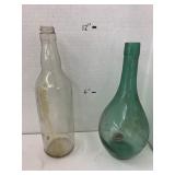 2 Glass Bottles