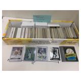 Box of Football trading Collector Cards