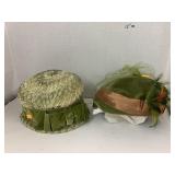 2 Vintage ladies hats