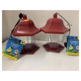 2 Songbird Feeders