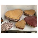 Longaberger heart baskets