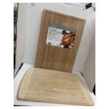 2 Bamboo Cutting Boards