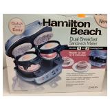 Dual Breakfast Sandwich Maker, Hamilton Beach