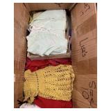 Box of Vntg kids clothes