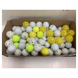 Flat of Golf Balls and Practice Balls