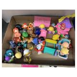 Flat of Fisher Price a little People and
