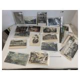 Vntg postcards and misc