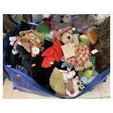 Large bag of stuffed animals