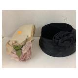 2 Vintage Ladies Hats