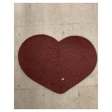 Heart shaped rug