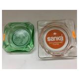 2 Ashtrays, Santa, Las Vegas Club