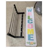Rack and sign
