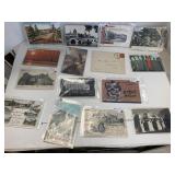 Vntg postcards and misc