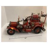 Metal Vntg Fire Engine, doesnï¿½t sit level?
