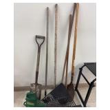 Shovels, Rake, Blower, Misc Tools