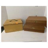 3cnt wooden boxes