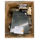Box of aquarium items