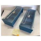 2 Vintage Cassette Tape Cases / Holders