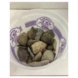 Bucket of rocks