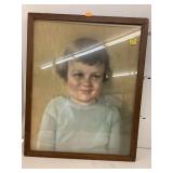 Framed Wall Art, Frame Needs Repair