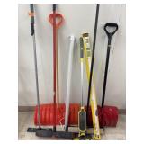 Snow Shovels, Brooms, Misc