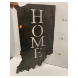 Metal Indiana Sign