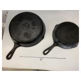 2vnt Cast Iron Skillets