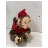 Battery operated cymbal playing monkey