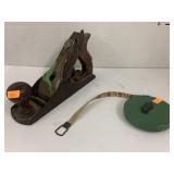 Vntg Stanley Smoothing a plane & Measuring Tape