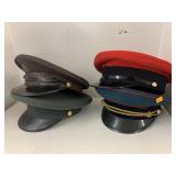 4 Military Mailmen style Hats
