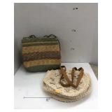 2cnt Woven Bags