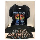 2 T Shirts, Pink Floyd, Hole, & Lynyrd Skynyrd