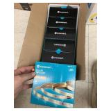 6cnt LED Tape lights, one missing power cord
