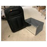 Suitcase and organizer box