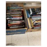 2 boxes of books