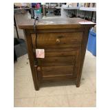 Wooden end table