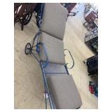 Metal Lounger w/ cushions