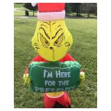 Grinch & Halloween Cat Inflatables - Both Need