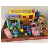 Flat of Mattel Fisher price Toys