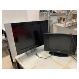 2 TVs, Untested, No Remotes, Sylvania & Polaroid