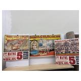 3 Vintage Clyde Beatty-Cole Bros. Circus Poster