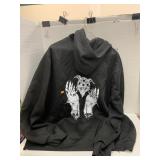 Hooded Zip Up Sweat Shirt sz 2XL