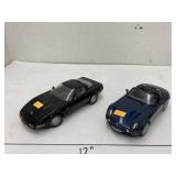 Metal Camaro & BMW Z8 cars