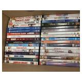 Box of DVDs, Approximately 34