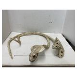 Plastic snake skeletons