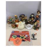 Fall Decorations, Bears, Candle