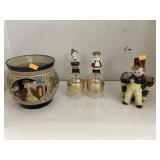 Flower pot, glass bells, &ï¿½76 pot
